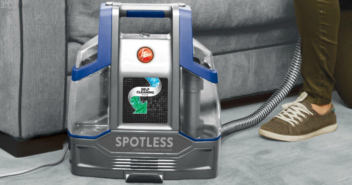 hoover spotless deluxe portable carpet and upholstery cleaner