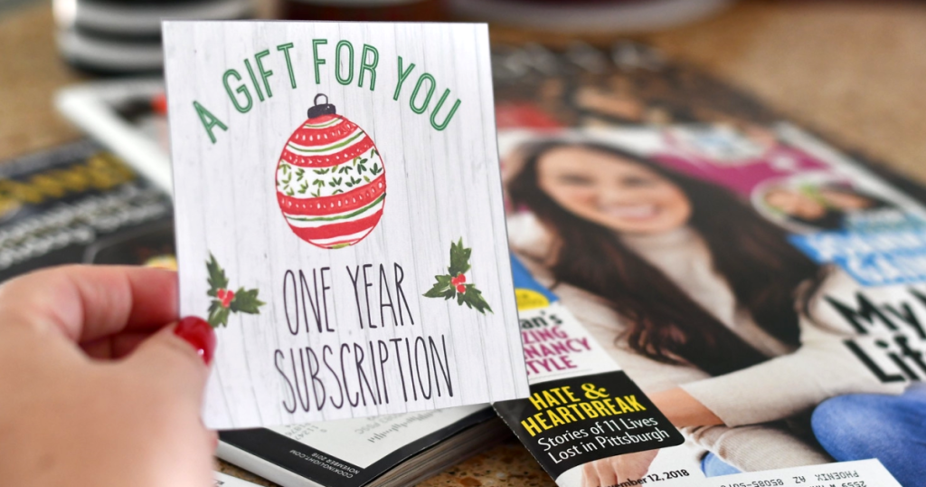 Print Our Free Magazine Subscription Gift Tags (Frugal Gift Idea)