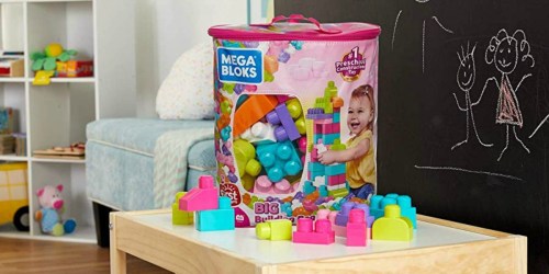 Mega Bloks 80-Piece Pink Building Bag Just $7.49 Shipped