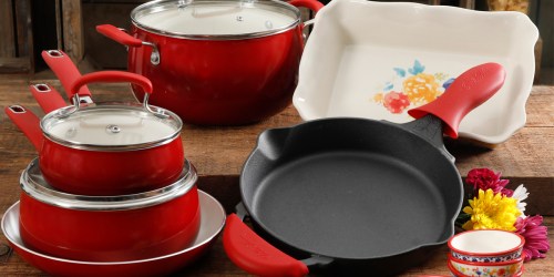 50% Off The Pioneer Woman Cookware Set on Walmart.com