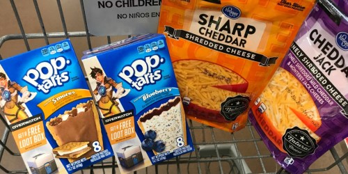 Kroger & Affiliate Shoppers: Shredded Cheese Bags & Kellogg’s Pop Tarts Only 99¢ (11/8 – 11/10)