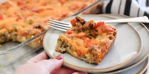 Our Egg and Sausage Breakfast Casserole Recipe is the Best Make-Ahead Breakfast!