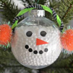 15 DIY Christmas Ornaments You Can Make Using Clear Ornaments