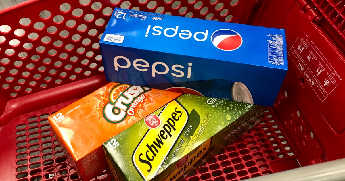 Up to 40 Off Pepsi, Crush, & Schweppes Soda Products at Target