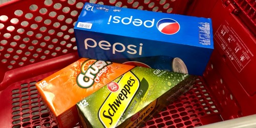 Up to 40% Off Pepsi, Crush, & Schweppes Soda Products at Target