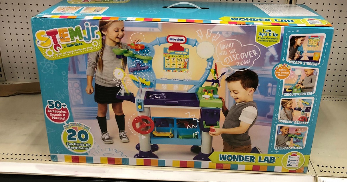 little tikes stem junior wonder lab toy with experiments for kids