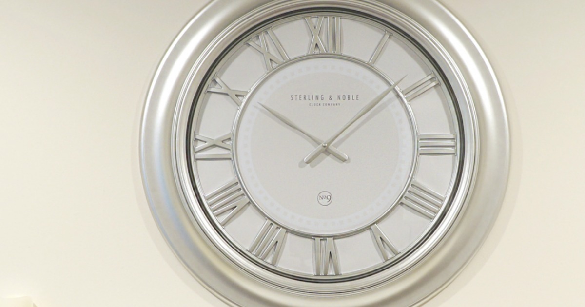 Better Homes & Gardens 28" Oversized Wall Clocks as Low as 12 at