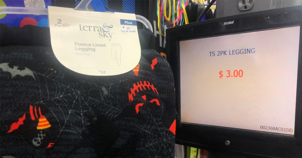 Halloween Fleece Lined Leggings 2-Pack Only $3 at Walmart (Regularly $12)