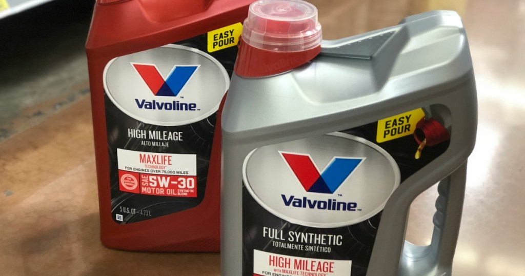 valvoline oils full synthetic and high mileage