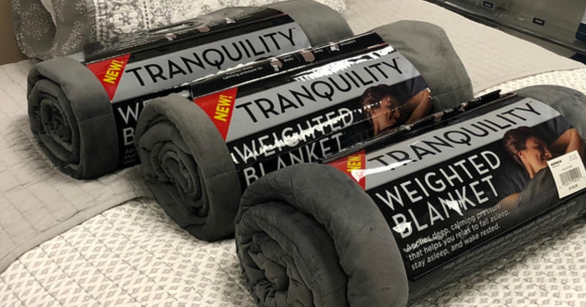 Tranquility Weighted Blanket As Low As 30 At Walmart Regularly 50