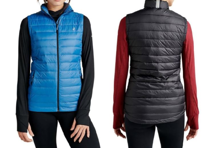 asics puffer vest