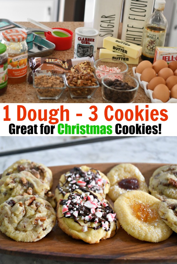 Make 3 Christmas Cookies From 1 Cookie Dough Recipe | Hip2Save