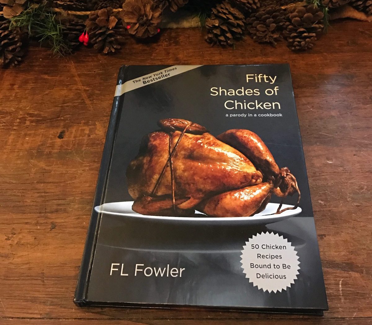White Elephant Gifts, Gag Gifts, Funny Gift Ideas – 50 shades of chicken cookbook