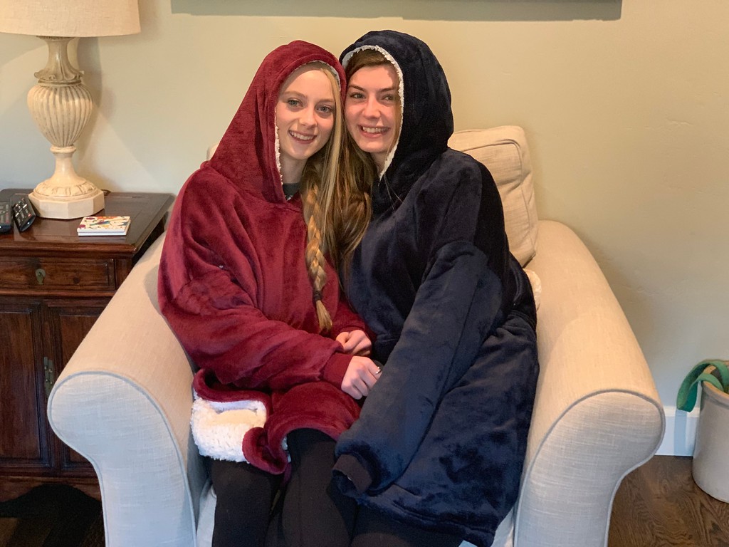 As Seen on TV Huggle Plush Blanket Hoodies Only 12.74 at Kohl s