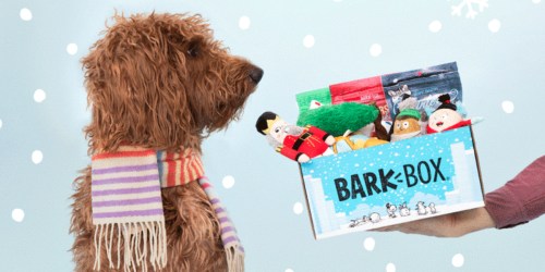 Get TWICE the Toys & Treats from BarkBox (Order by 12/21 for Christmas Delivery)