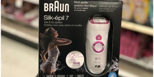 Amazon: Braun Silk-épil Women’s Epilator Only $19.95 Shipped After Rebate (Regularly $110)