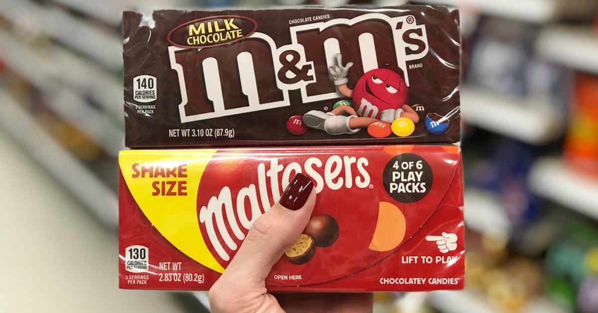 Free Maltesers Candy w/ M&M's Theater Box Candy Purchase Coupon = Just