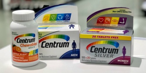 High Value $4/1 Centrum Vitamins Coupon = Only $2.76 at Walmart