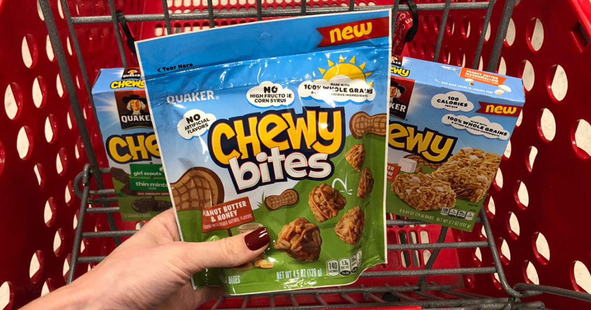 50 Off Quaker Chewy Products at Target (Just Use Your Phone)