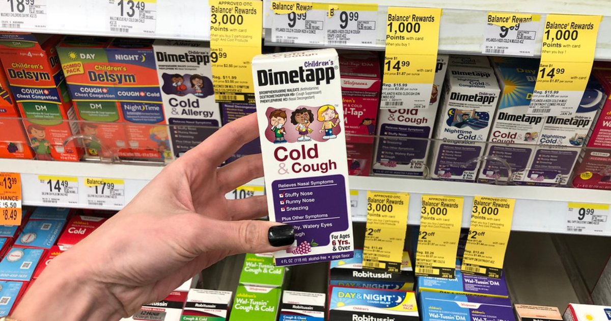 Children's Dimetapp Only 1.04 After Walgreens Rewards