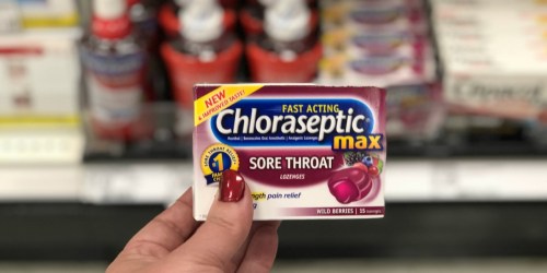 New $1.50/1 Chloraseptic Coupon = 15-Count Lozenges Only $1.78 at Walmart + More