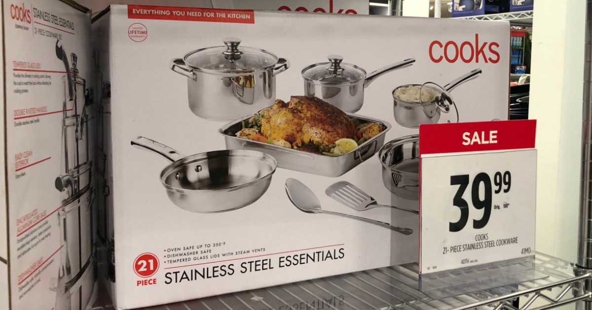 cooks-stainless-steel-21-piece-cookware-set-only-33-99-at-jcpenney