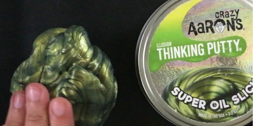 Amazon: Crazy Aaron’s Super Oil Slick Thinking Putty Only $6.97 Shipped (Regularly $15)
