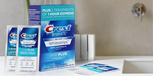 Amazon: Crest 3D White Whitestrips Vivid Plus 12-Treatments Only $14.99 Shipped + More