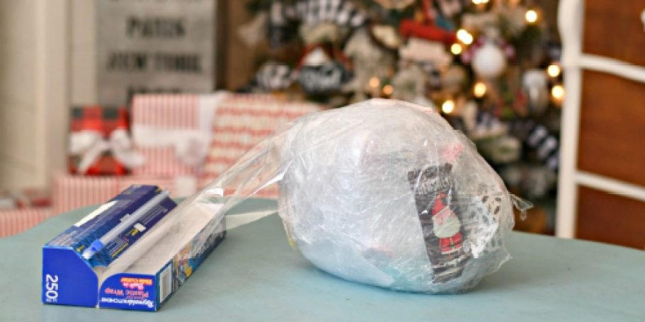 This Saran Wrap Game is a MUST for Christmas Eve!