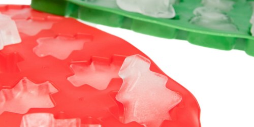 TWO Holiday Silicone Ice Cube Trays Only $3.99 Shipped