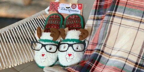 Dearfoams Ugly Christmas Sweater Slippers Just $10 Shipped (Regularly $34)