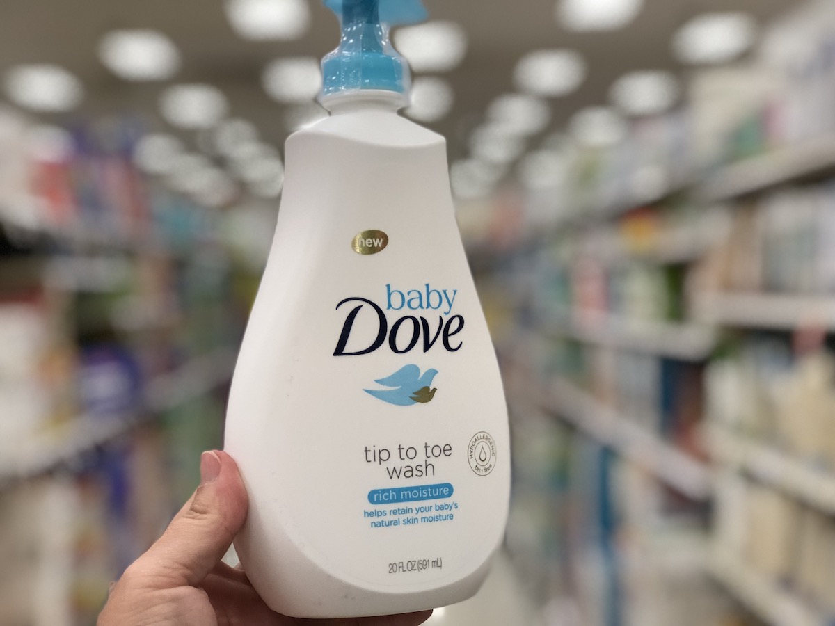 baby dove body wash