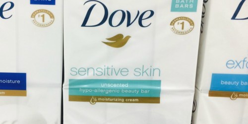 Dove Sensitive Skin Bar Soap 16-Pack Only $11.61 Shipped at Amazon (Just 73¢ Per Bar)