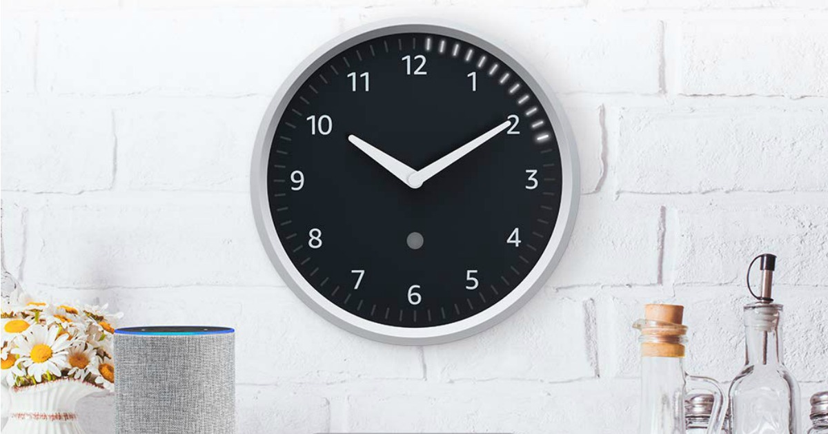 NEW Echo Wall Clock Only $29.99 Shipped at Amazon