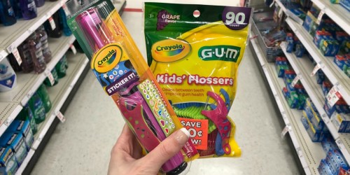 50% Off GUM Crayola Kids Flossers at Target