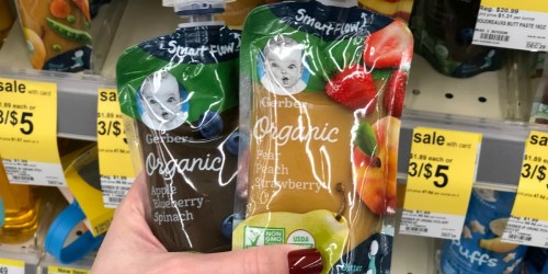 Over $5 Worth Of New Gerber Coupons = Baby Pouches as Low as 88¢ Each