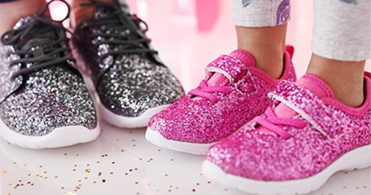 Glitter Sneakers for Toddlers to Adults Only 9.99