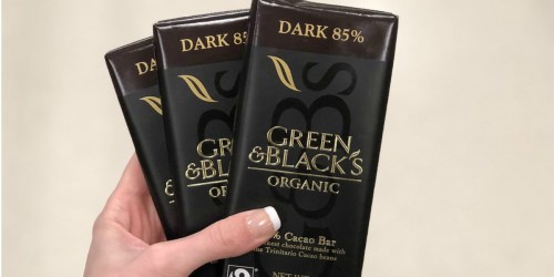 Amazon: Green & Black’s Organic Dark Chocolate Bars 10-Pack Only $17.72 Shipped (Just $1.72 Each)