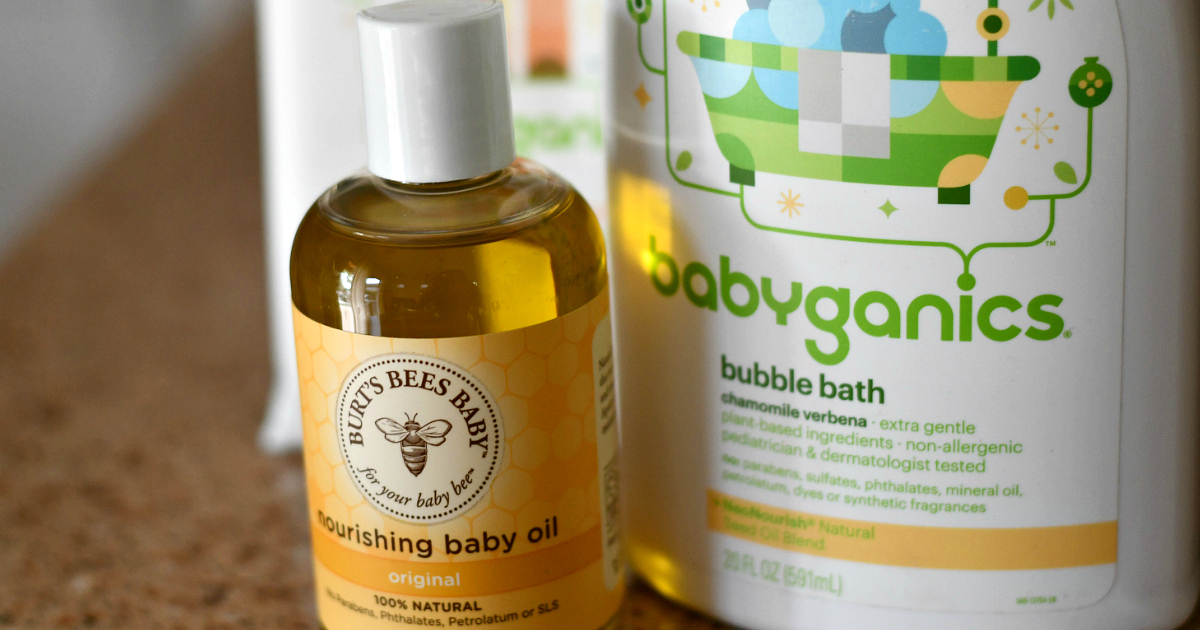 Grove Collaborative Baby Bundle – baby oil and bubble bath