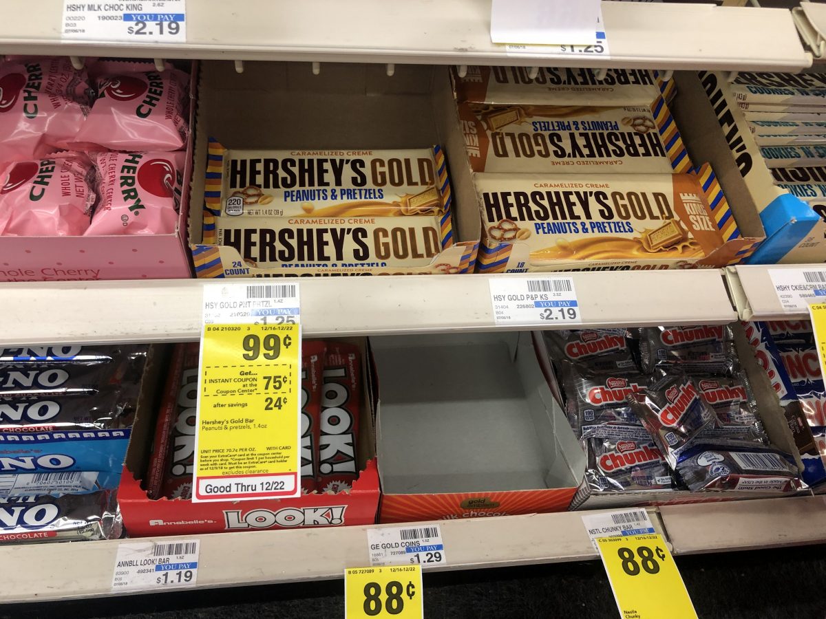 Over $3 Worth of New Hershey's Coupons = 2 FREE Hershey's Gold Bags at ...