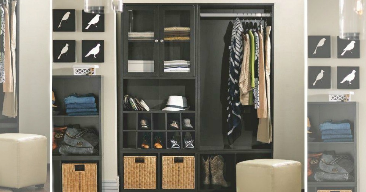 Home Decorators Collection Baxter Black Storage Shelf Only ...