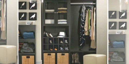 Home Decorators Collection Baxter Black Storage Shelf Only $45 Shipped (Regularly $150)