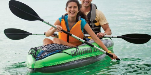 Intex Challenger K2 Inflatable Kayak w/ Oars & Hand Pump Only $49.94 Shipped (Regularly $94)