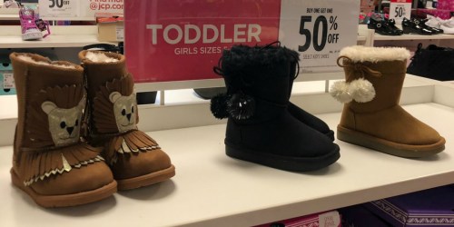 Girl’s Boots as Low as $15 at JCPenney (Just buy 3 Pairs)
