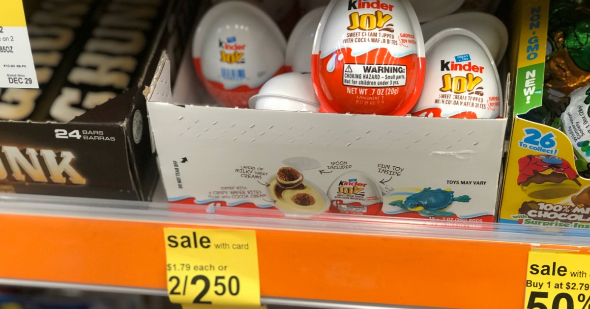 walgreens kinder eggs