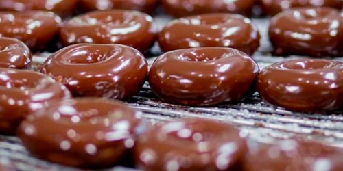 $5 Krispy Kreme Chocolate Glazed Doughnuts Dozen w/ Dozen Purchase (May 3rd Only)