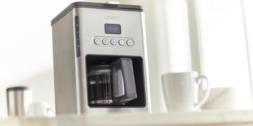 Krups 10-Cup Programmable Coffee Maker Only $29.89 (Regularly $68) + More