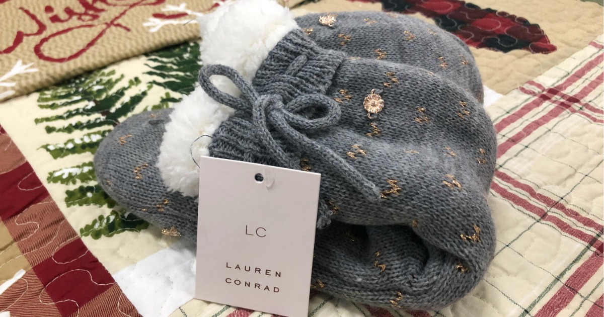 LC Lauren Conrad Sweater Knit Socks as Low as $6.99 Shipped (Regularly $18)