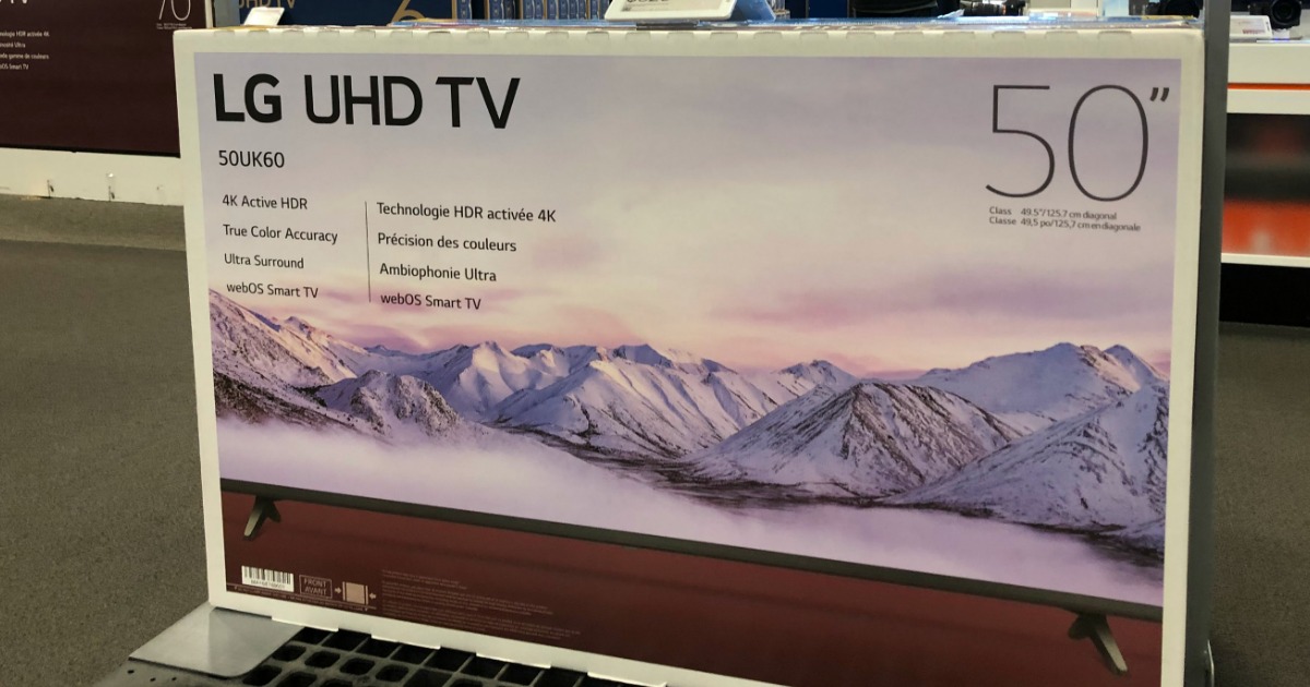 LG 50&quot; 4K UHD Smart TV Just $329.99 (Regularly $500)
