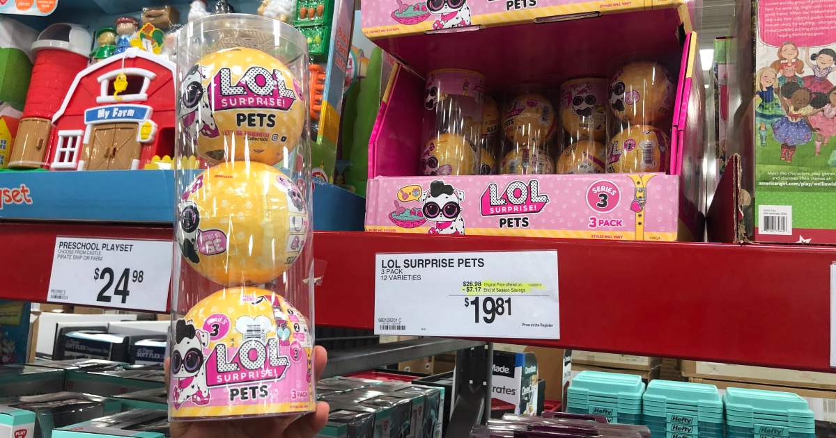 LOL Surprise Pets 3-Pack Possibly Only $ at Sam's Club (Regularly $27)  + More